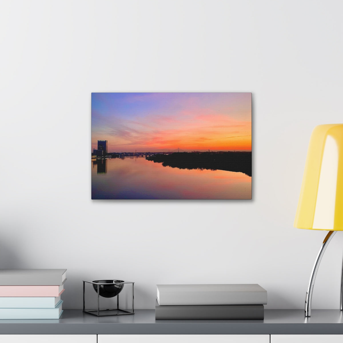 Glass City Sunset Canvas Gallery Wraps (9 Options)